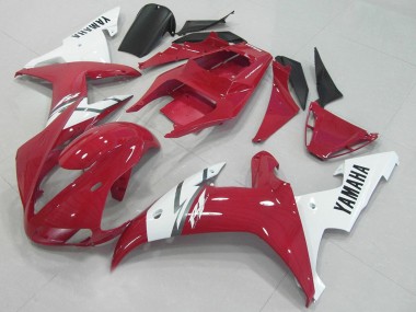 Cheap 2002-2003 Yamaha YZF R1 Motorcycle Fairings - White Red