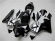 2003-2004 Honda CBR600RR Motorcycle Fairings - Silver Glossy Black Stripe