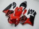 2003-2004 Honda CBR600RR Motorcycle Fairings - Red Glossy Black OEM Style