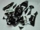 2003-2004 Honda CBR600RR Motorcycle Fairings - Glossy Black White West Mobil