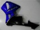 2003-2004 Honda CBR600RR Motorcycle Fairing Kits - Blue Glossy Black