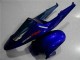 2003-2004 Honda CBR600RR Motorcycle Fairing Kits - Blue Glossy Black