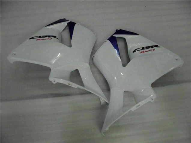 2003-2004 Honda CBR600RR Motorcycle Fairing - White Red Blue