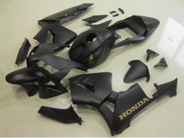 Cheap 2003-2004 Honda CBR600RR Motorcycle Fairings - Matte Black Gold Decal