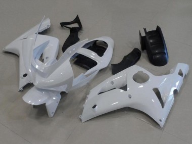 Cheap 2003-2004 Kawasaki ZX6R Motorcycle Fairings - White