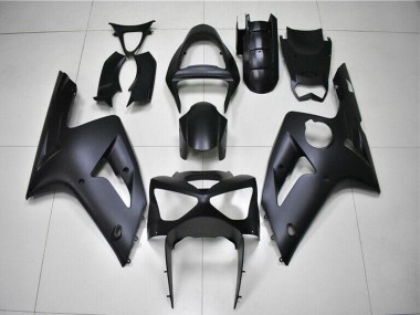 Cheap 2003-2004 Kawasaki ZX6R Motorcycle Fairings - Matte Black