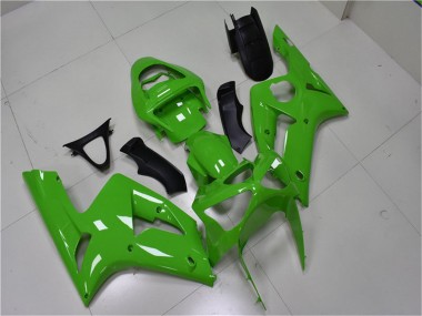 Cheap 2003-2004 Kawasaki ZX6R Motorcycle Fairing - Green