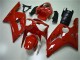 2003-2004 Kawasaki ZX6R Motorcycle Fairing Kits - Red