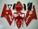 2003-2004 Kawasaki ZX6R Motorcycle Fairing Kits - Red