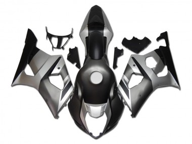 Cheap 2003-2004 Suzuki GSXR 1000 Motorcycle Fairings - Silver Grey Black