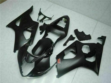 Cheap 2003-2004 Suzuki GSXR 1000 Motorcycle Fairings - Matte Black Red