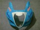 2003-2004 Suzuki GSXR 1000 Motorcycle Fairings - Blue White Yellow Rizla