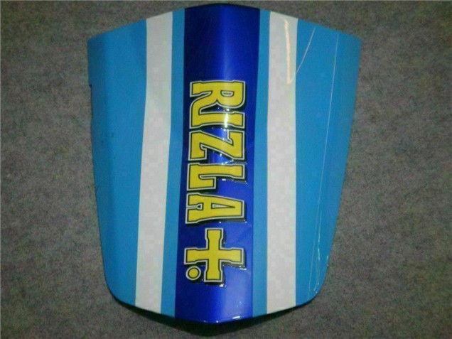 2003-2004 Suzuki GSXR 1000 Motorcycle Fairings - Blue White Yellow Rizla