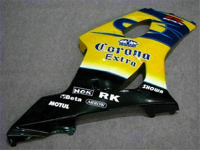 2003-2004 Suzuki GSXR 1000 Motorcycle Fairings - Yellow Blue White Red Corona Motul