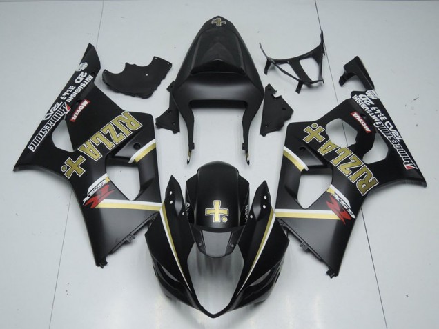 2003-2004 Suzuki GSXR 1000 Motorcycle Fairings - Matte Black Rizla