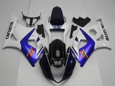 Cheap 2003-2004 Suzuki GSXR 1000 Motorcycle Fairings - White Blue Glossy Black Red