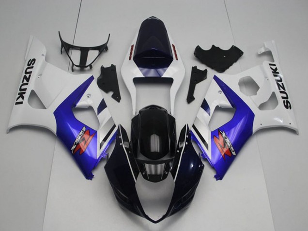 2003-2004 Suzuki GSXR 1000 Motorcycle Fairings - White Blue Glossy Black Red