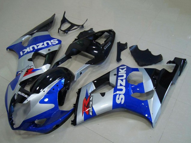 2003-2004 Suzuki GSXR 1000 Motorcycle Fairings - Silver Blue Glossy Black Red