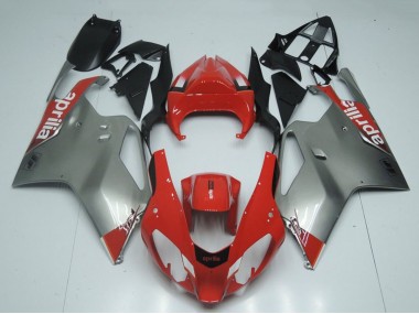 Cheap 2003-2006 Aprilia RSV1000 Motorcycle Fairings - Red Grey Black