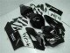 2004-2005 Honda CBR1000RR Motorcycle Fairings - Glossy Black White West Mobil Michelin