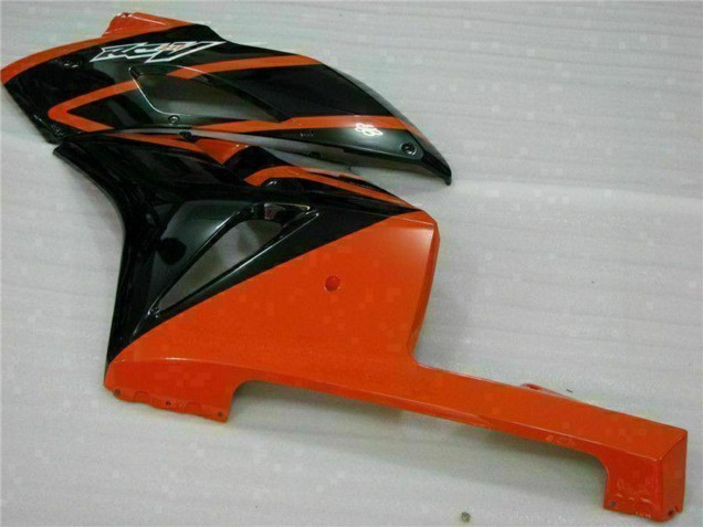 2004-2005 Honda CBR1000RR Motorcycle Fairings - Orange Glossy Black