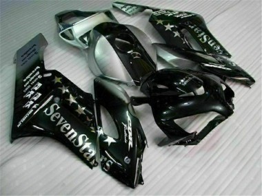 Cheap 2004-2005 Honda CBR1000RR Motorcycle Fairings - Silver Glossy Black SevenStars