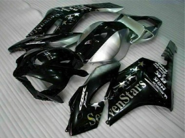 Cheap 2004-2005 Honda CBR1000RR Motorcycle Fairings - Silver Glossy Black SevenStars