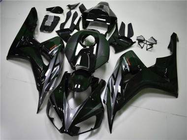 Cheap 2004-2005 Honda CBR1000RR Motorcycle Fairings - Glossy Black Grey