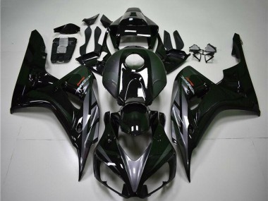 Cheap 2004-2005 Honda CBR1000RR Motorcycle Fairings - Glossy Black Grey