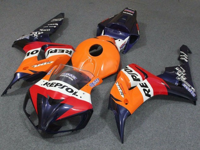 2006-2007 Honda CBR1000RR Motorcycle Fairing - Orange White Red Blue Repsol