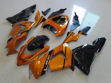 Cheap 2004-2005 Kawasaki ZX10R Motorcycle Fairings - Gold Black