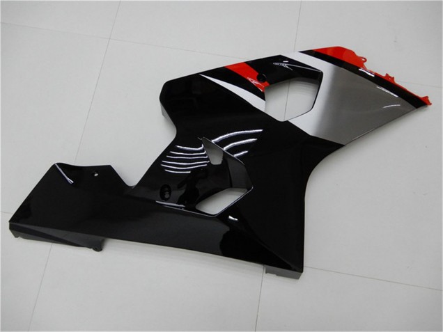 2004-2005 Suzuki GSXR 600/750 Motorcycle Fairings - Red Silver Black