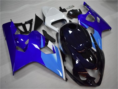 Cheap 2004-2005 Suzuki GSXR 600/750 Motorcycle Fairing - White Blue Black