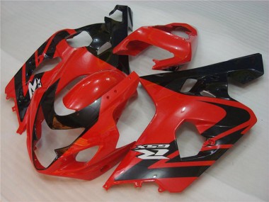 Cheap 2004-2005 Suzuki GSXR 600/750 Motorcycle Fairings - Red Black