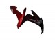 2004-2006 Yamaha YZF R1 Motorcycle Fairings - Glossy Black Red Flame