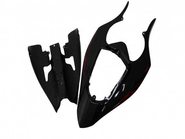 2004-2006 Yamaha YZF R1 Motorcycle Fairings - Glossy Black Red Flame