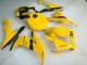 2004-2006 Yamaha YZF R1 Motorcycle Fairings - Yellow Glossy Black Dunlop 50