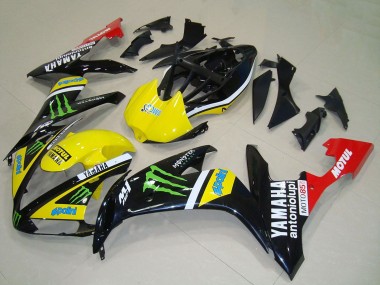 Cheap 2004-2006 Yamaha YZF R1 Motorcycle Fairings - Yellow White Black Red Green Monster Red White Motul