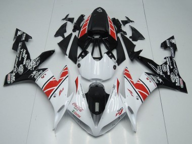 Cheap 2004-2006 Yamaha YZF R1 Motorcycle Fairings - White Red Black Castrol