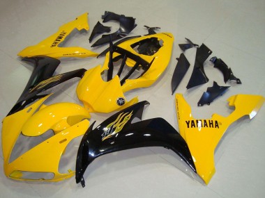 Cheap 2004-2006 Yamaha YZF R1 Motorcycle Fairings - Yellow Glossy Black