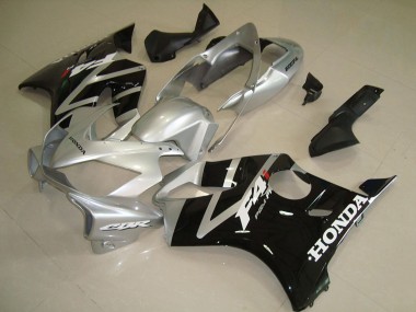 Cheap 2004-2007 Honda CBR600 F4i Motorcycle Fairing - Silver Glossy Black
