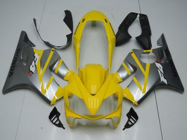 Cheap 2004-2007 Honda CBR600 F4i Motorcycle Fairings - Yellow Silver