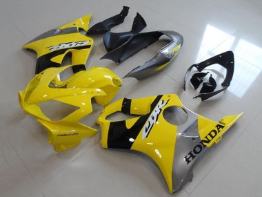 Cheap 2004-2007 Honda CBR600 F4i Motorcycle Fairings - Yellow Silver Glossy Black
