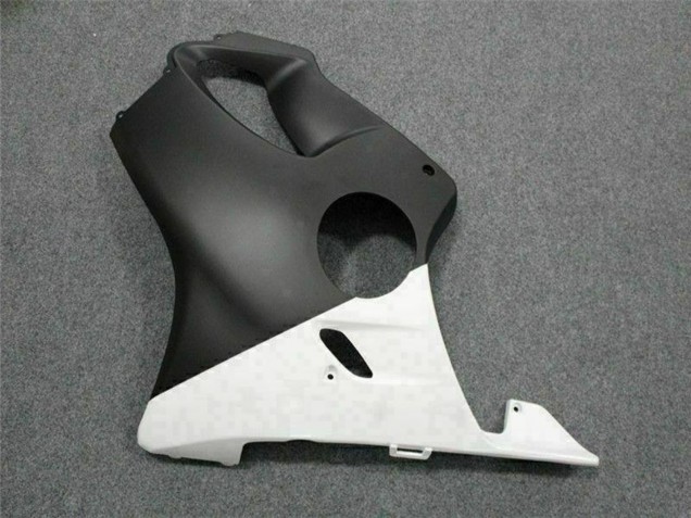 2004-2007 Honda CBR600 F4i Motorcycle Fairings - White Matte Black