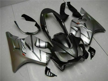 Cheap 2004-2007 Honda CBR600 F4i Motorcycle Fairings - Silver Matte Black
