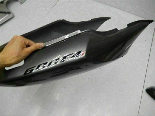 2004-2007 Honda CBR600 F4i Motorcycle Fairings - Silver Matte Black