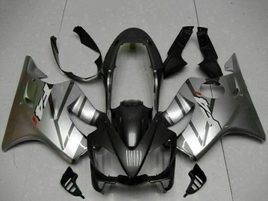 Cheap 2004-2007 Honda CBR600 F4i Motorcycle Fairings - Silver Matte Black
