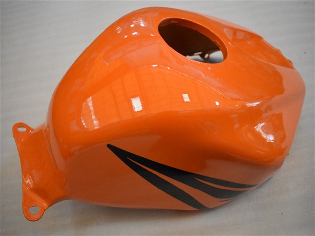 2005-2006 Honda CBR600RR Motorcycle Fairing - Orange Black Flame
