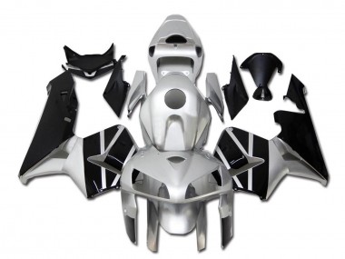 Cheap 2005-2006 Honda CBR600RR Motorcycle Fairing - Silver Black