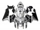 2005-2006 Honda CBR600RR Motorcycle Fairing - Silver Black